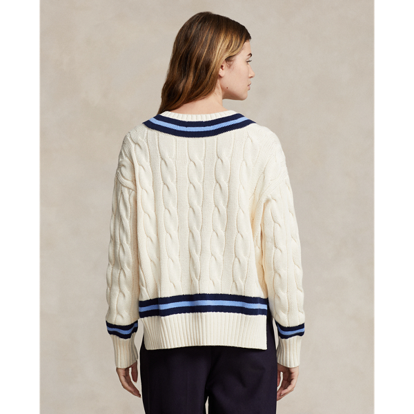 Cable Knit Cotton Cricket Sweater