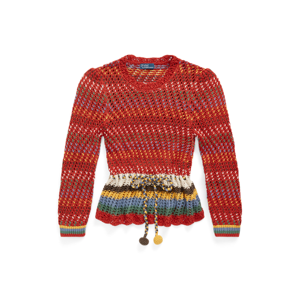 Pullover mit Sch&ouml;&szlig;chen und Lochmuster Polo Ralph Lauren in 1