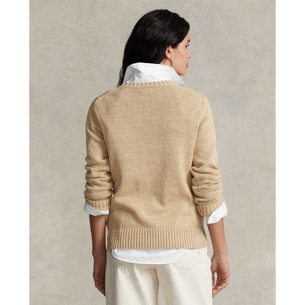 Baumwollpullover mit Polo Bear Polo Ralph Lauren in Sandbraun multi 5