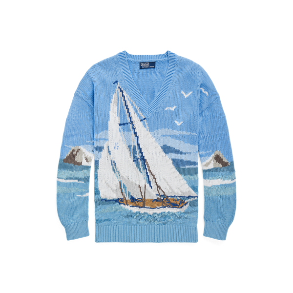 Scenic Cotton-Linen Jumper Polo Ralph Lauren 1