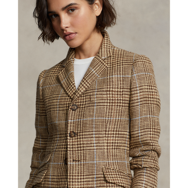 Glencheck-Blazer aus Leinenmischung Polo Ralph Lauren in Glencheck 6