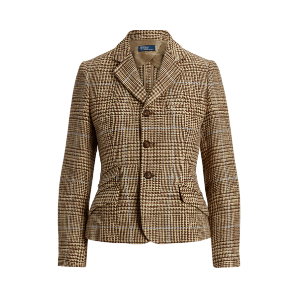 Glencheck-Blazer aus Leinenmischung Polo Ralph Lauren in Glencheck 2