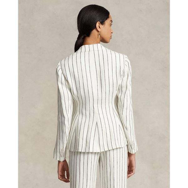 Striped Linen Jacquard Blazer | Ralph Lauren