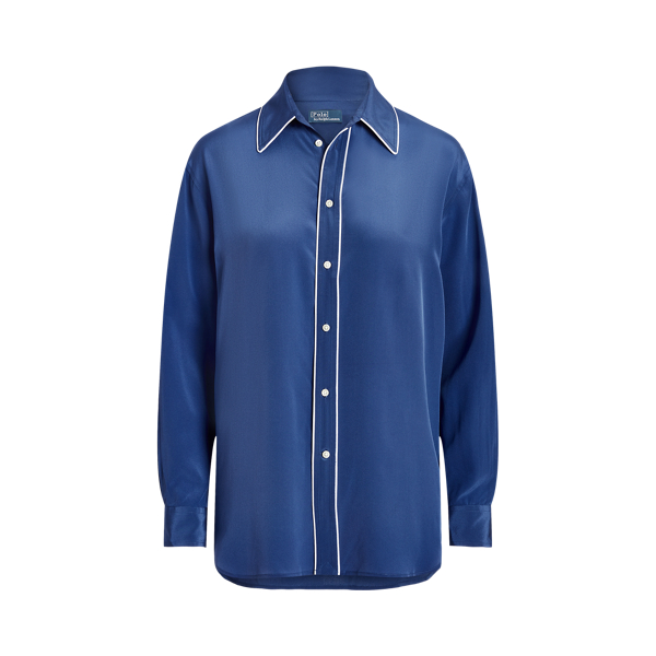 Moerbeizijden overhemd Polo Ralph Lauren in 1