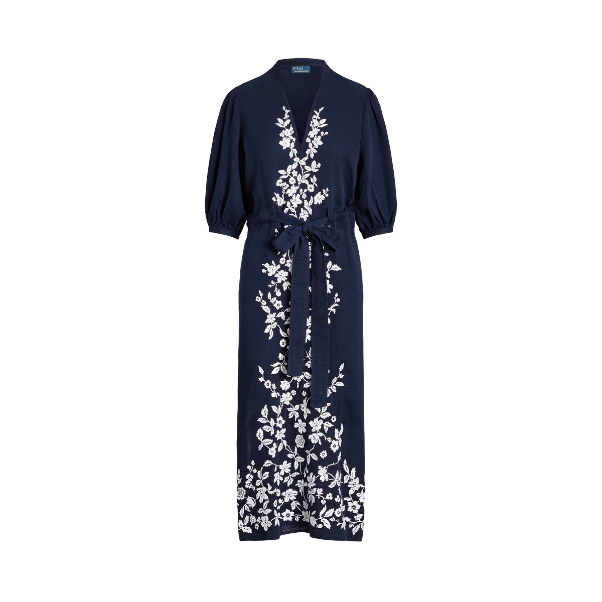 Floral Embroidered Gauze Maxidress Ralph Lauren