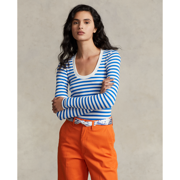 Ralph lauren scoop neck tee on sale