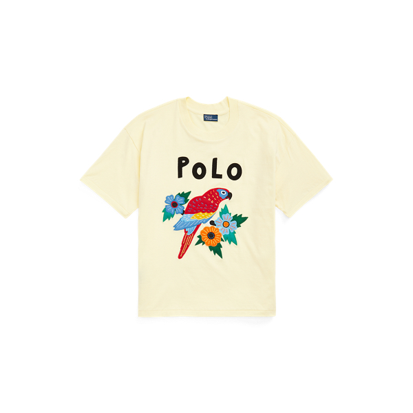 Parrot Applique Logo Jersey Tee