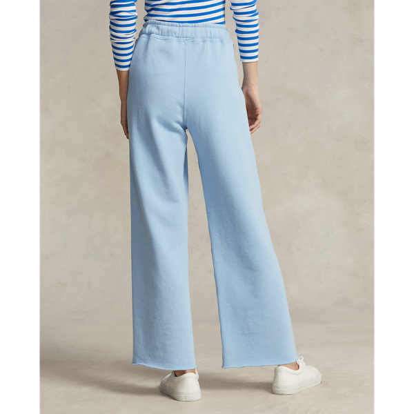 Powder Blue Cutoff-Hem Fleece Sweatpant Polo Ralph Lauren 5