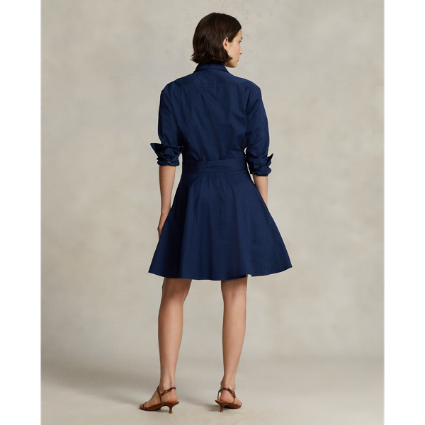 Newport Navy Panelled Cotton Shirtdress Polo Ralph Lauren 4