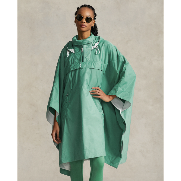 Poncho rangeable hydrofuge RLX en Vert canot 4