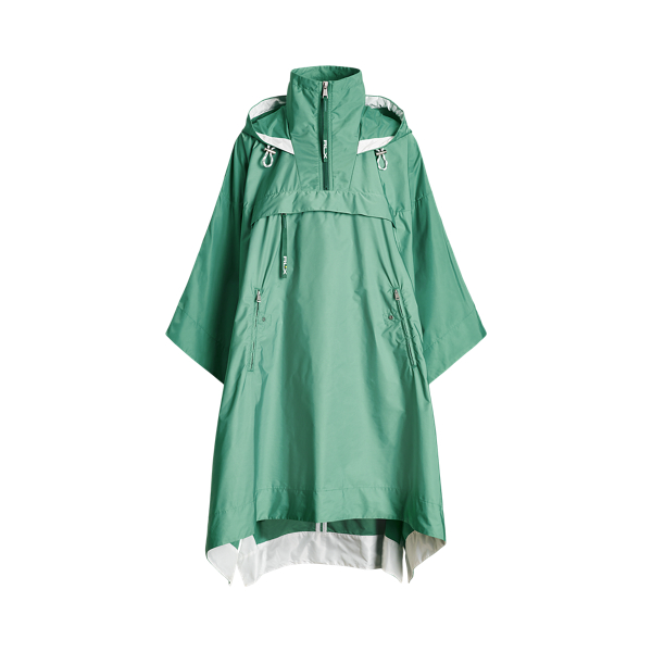 Poncho rangeable hydrofuge RLX en Vert canot 2