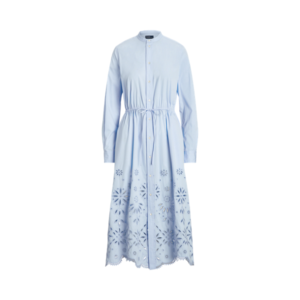 Robe-chemise broderie anglaise en coton Polo Ralph Lauren en 1