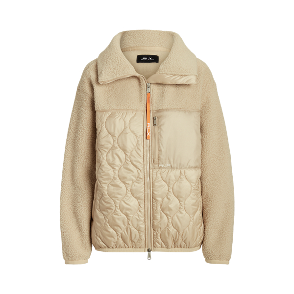 Hybrid High-Pile &amp; Ripstop-Panel Jacket RLX 1