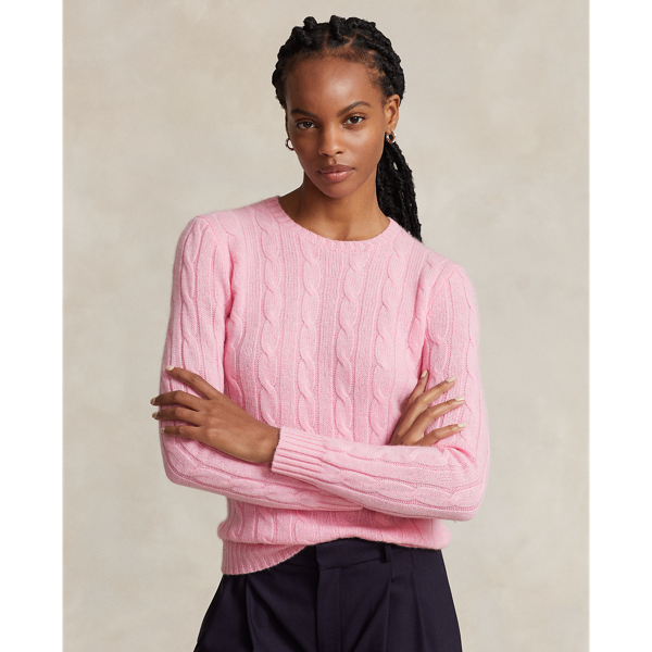 Baby pink polo neck jumper best sale