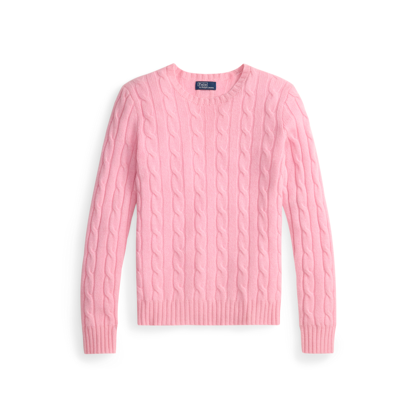 Женский свитер Ralph Lauren The Iconic Cable-Knit Cashmere, цвет: Розовый — фото 5
