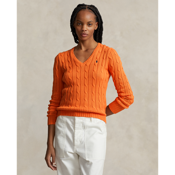 Women s Orange Sweaters Ralph Lauren