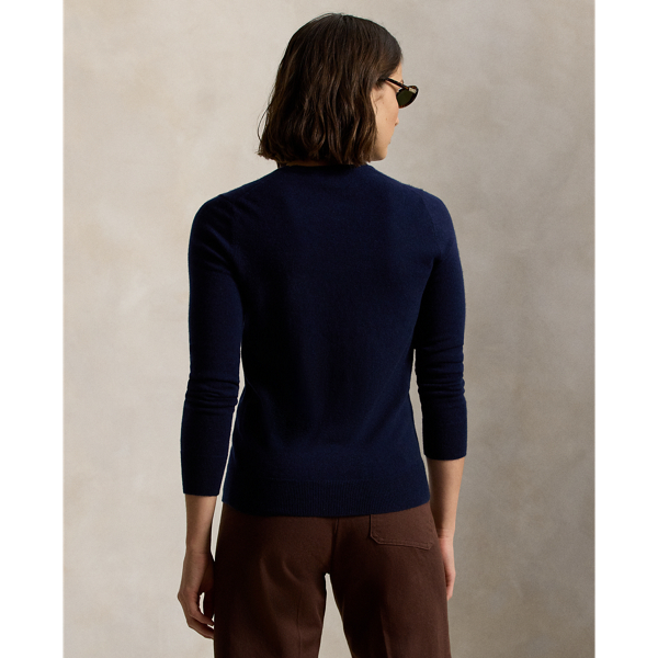 Rundhalspullover aus Kaschmir Polo Ralph Lauren in J&auml;ger-Navy 5