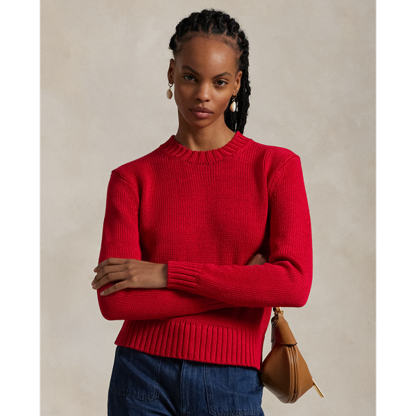 Women s Red Jumpers Cardigans Ralph Lauren ME