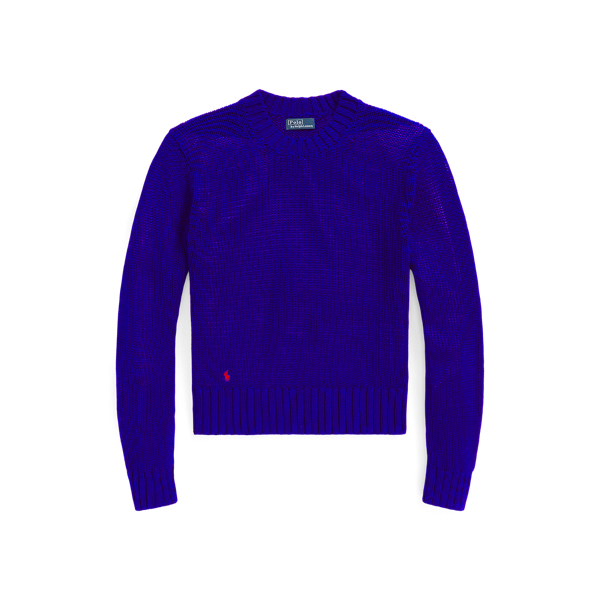 Rundhalspullover aus Baumwolle Polo Ralph Lauren in Royal 2