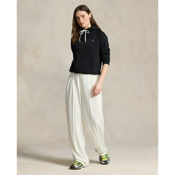 売れ筋商品|||ラルフローレン パーカー・スウェットシャツ アウター レディース Women's Shrunken Fit Fleece Hoodie Sweatshirt Polo Black s7-AI211943007003_lifestyle?