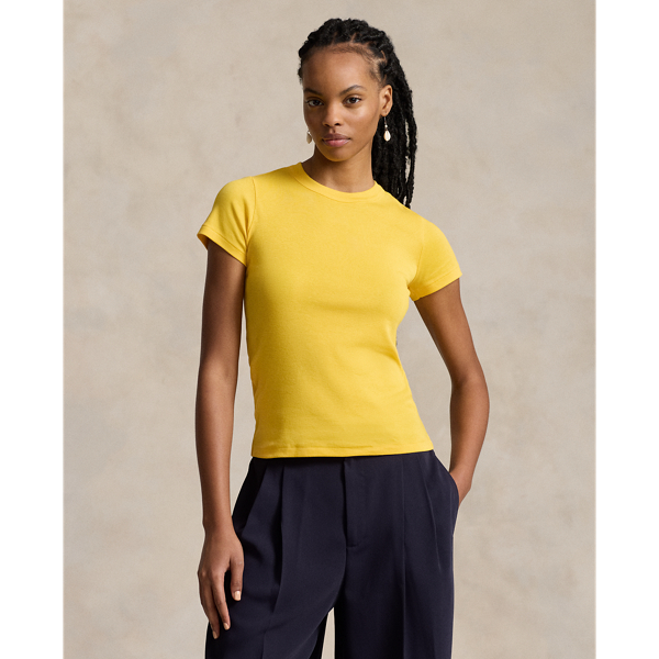 Ralph lauren t shirt yellow online