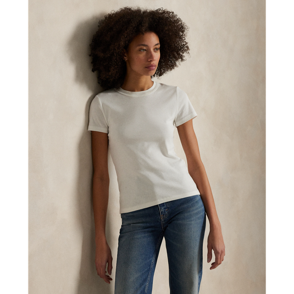 Women s White T Shirts Tops Ralph Lauren ME