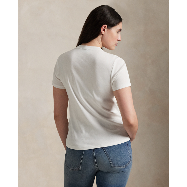 Ribbed Cotton Tee | Ralph Lauren