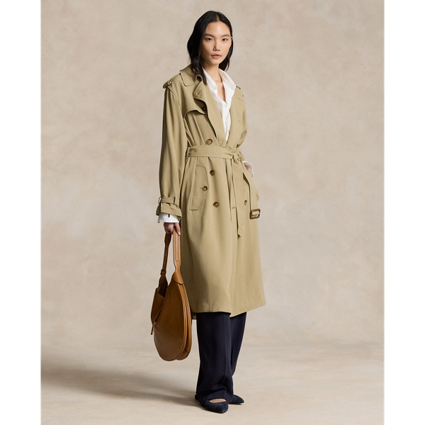 Twill Trench Coat for Women Ralph Lauren® NL