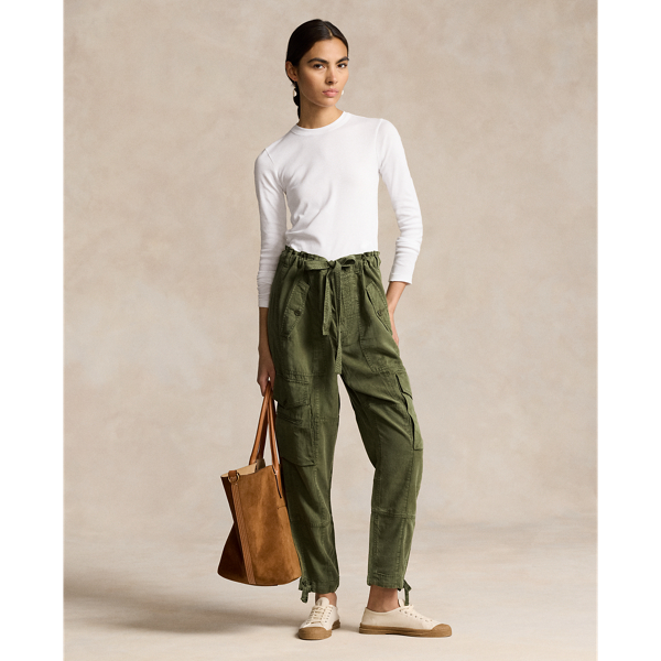 Ralph lauren cargo pants womens on sale