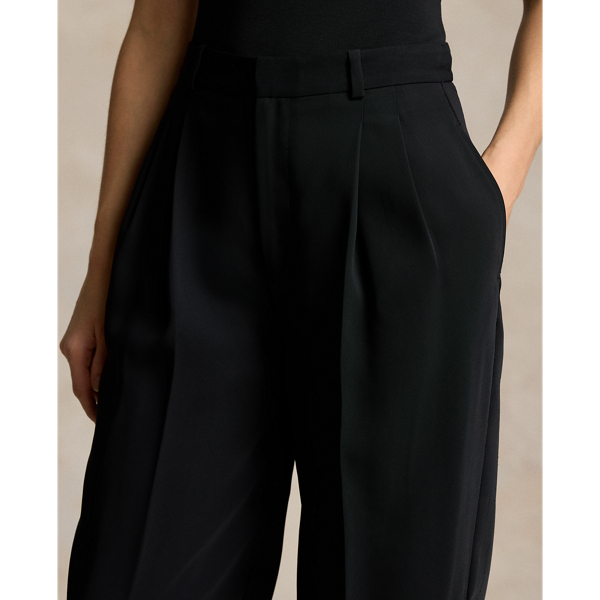 Straight-Leg Satin Pant | Ralph Lauren