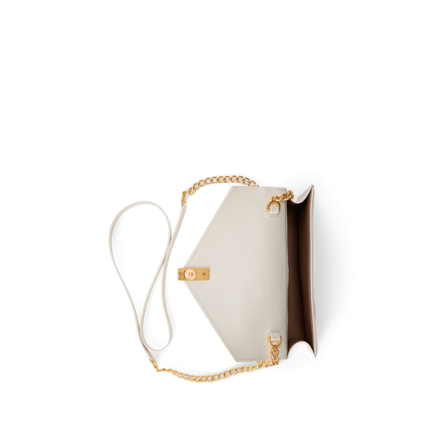 Gesteppte Lederbrieftasche Polo&nbsp;ID Polo Ralph Lauren in Ivory 4