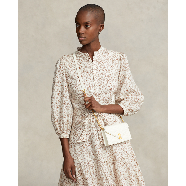 Gesteppte Lederbrieftasche Polo&nbsp;ID Polo Ralph Lauren in Ivory 7