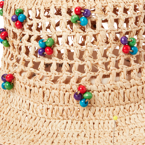 Bob en raphia crochet&eacute; Polo Ralph Lauren en Nature 3