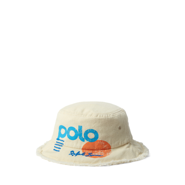 Logo Sun &amp; Waves Cotton Bucket Hat