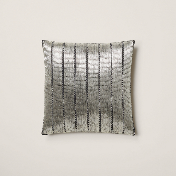 Silver Adira Throw Pillow Ralph Lauren Home 1