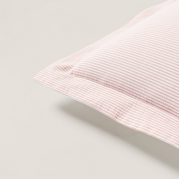 Pink Seersucker Stripe Throw Pillow Ralph Lauren Home 3