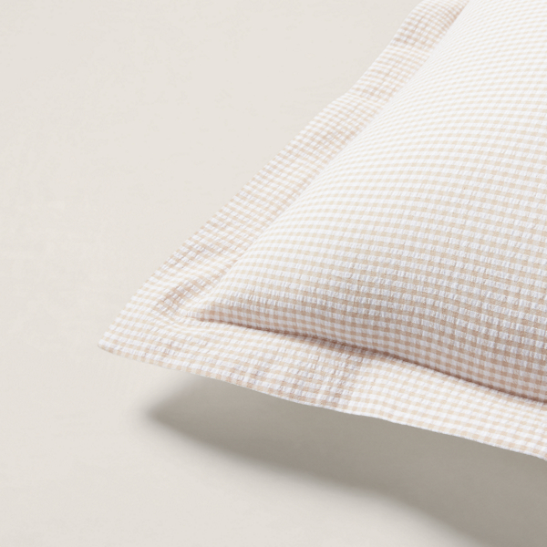 Ralph Lauren Home シアサッカー ギンガム シャム タン 3
