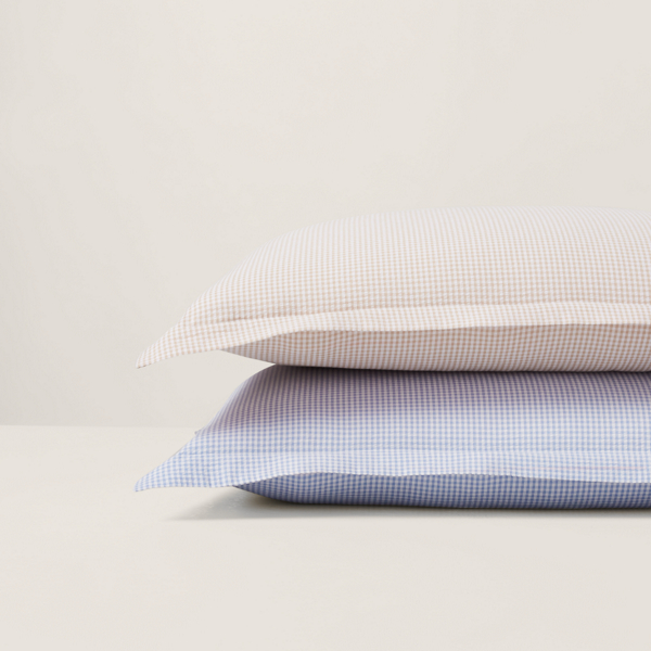 Ralph Lauren Home シアサッカー ギンガム シャム タン 5