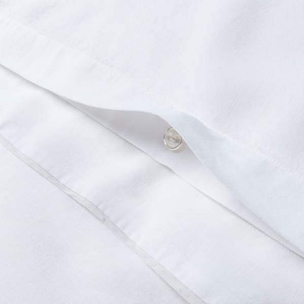 White/Pebble RL Linen Contrast Duvet Cover Ralph Lauren Home 3