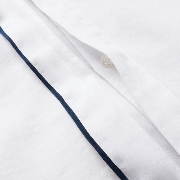 RL Linen Contrast Duvet Cover