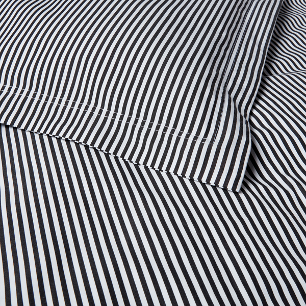 Organic Cotton Shirting Stripe Duvet