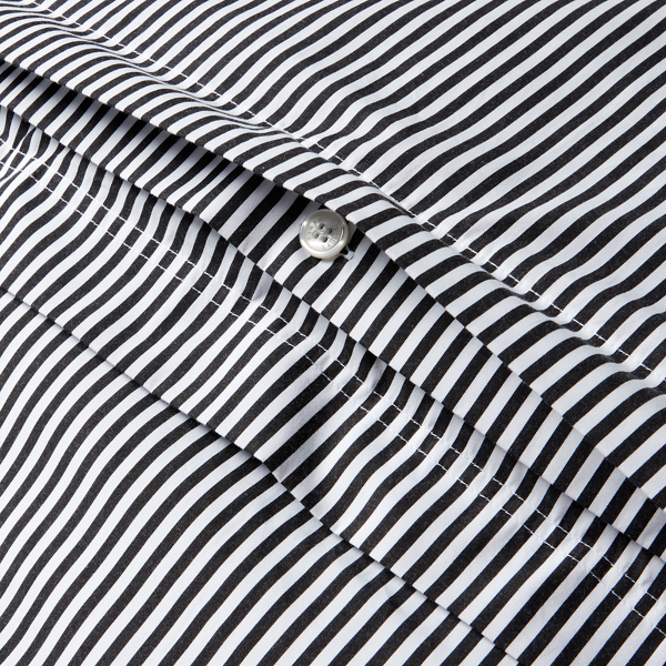 Organic Cotton Shirting Stripe Duvet