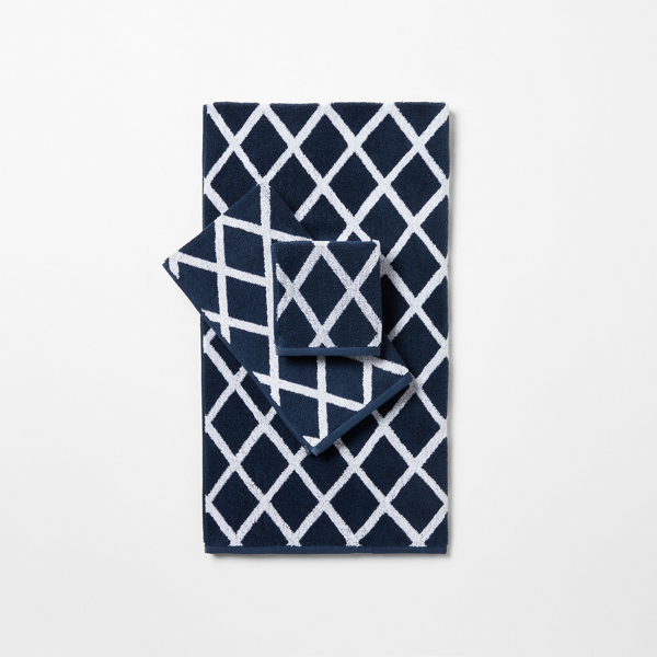 Lauren Home Sanders Diamond Bath Towels 4