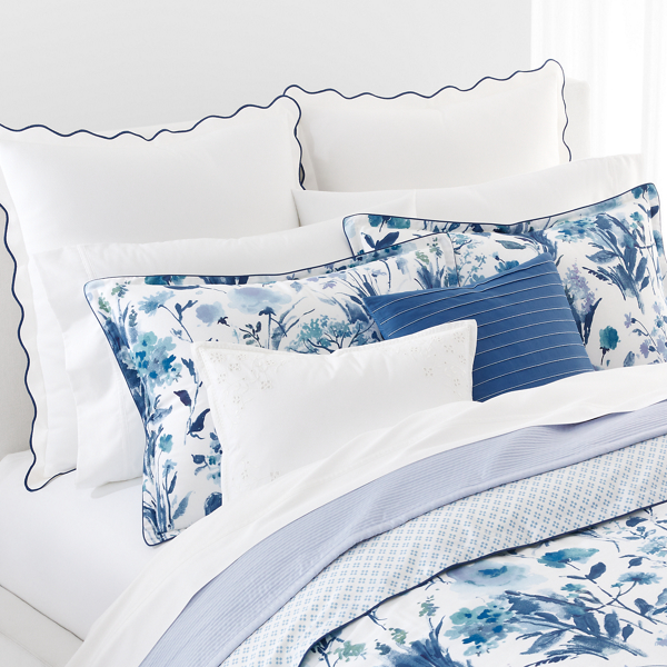 Ralph Lauren Home cheapest Georgica Full Queen Duvet Cover White Blue Floral NWT $355