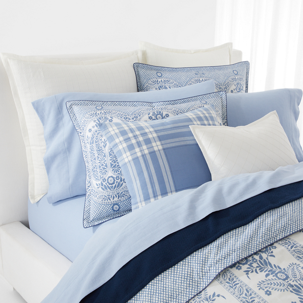 Lauren Home Kent Cotton-Linen Sheet Set 12