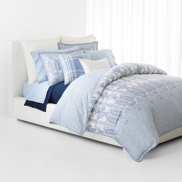 Lauren Home Kent Cotton-Linen Sheet Set 13