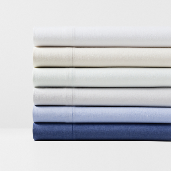 Lauren Home Kent Cotton-Linen Sheet Set 4