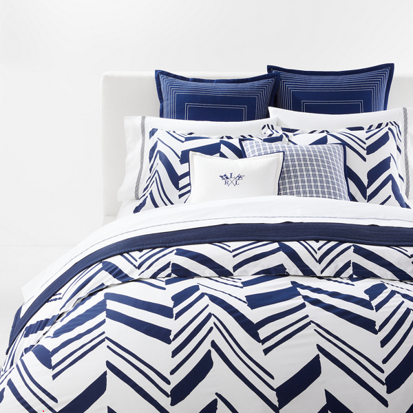Lauren Home Spencer Cable Embroidery Sheet Set 11