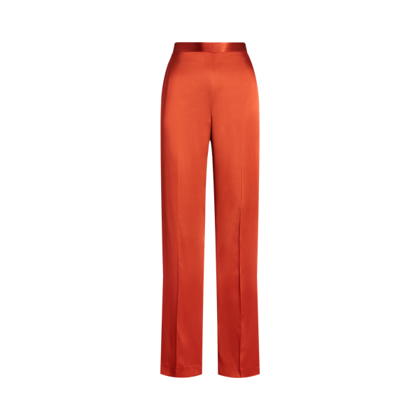 Silk Charmeuse Straight Pant Polo Ralph Lauren 1