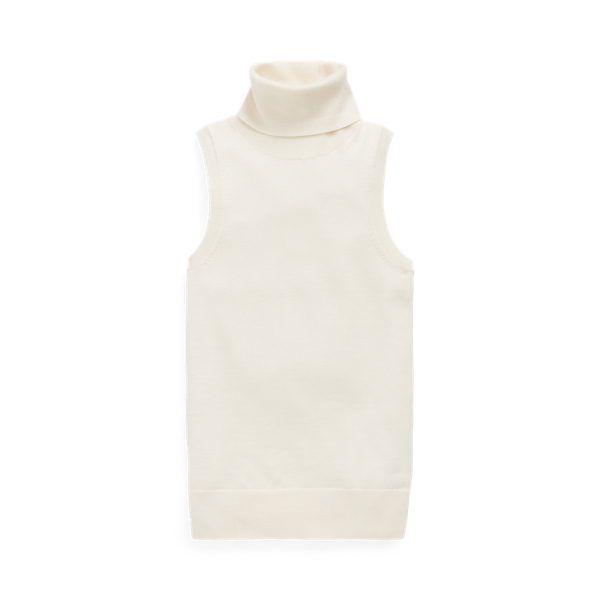 Wool Sleeveless Turtleneck Polo Ralph Lauren 1